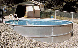 Piscine Eternity semi-creusée