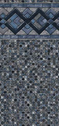 Toile Ventura de piscine hors terre J-bead (accrochée) 48